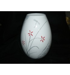Vase oeuf effilé taupe (petit modèle)
