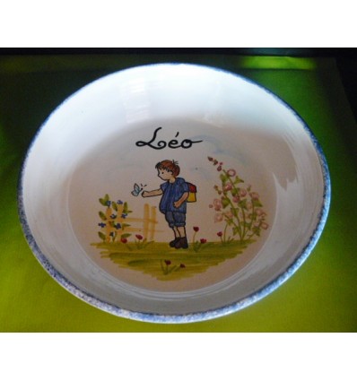 Assiette à bouillie petit garçon